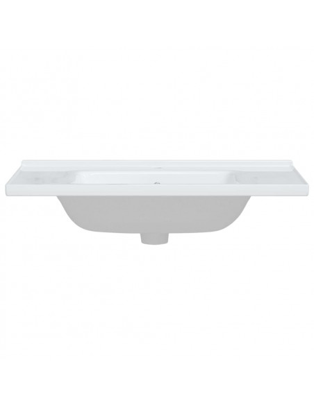 Lavandino da Bagno Bianco 91,5x48x19,5 cm Rettangolare Ceramica