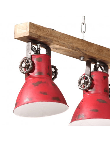 Lampada da Soffitto 25 W Rosso Anticato 90x24x111 cm E27