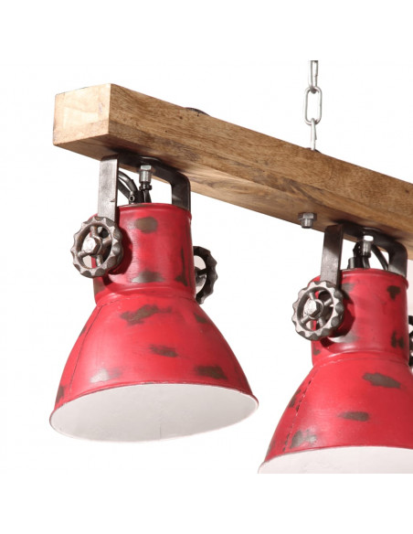 Lampada da Soffitto 25 W Rosso Anticato 90x24x111 cm E27