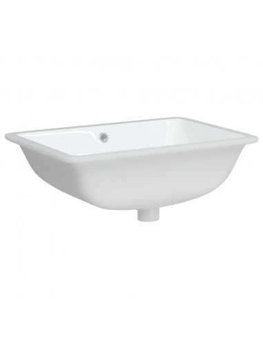 Lavandino da Bagno Bianco 55,5x37,5x19 cm Rettangolare Ceramica