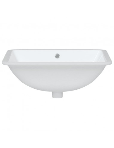 Lavandino da Bagno Bianco 55,5x37,5x19 cm Rettangolare Ceramica