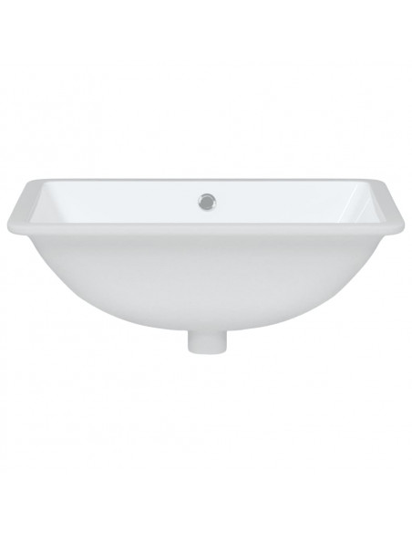 Lavandino da Bagno Bianco 55,5x37,5x19 cm Rettangolare Ceramica