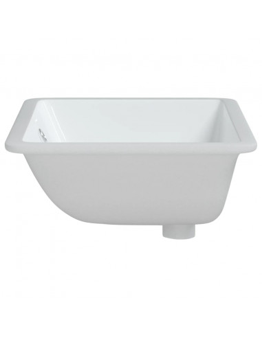 Lavandino da Bagno Bianco 55,5x37,5x19 cm Rettangolare Ceramica