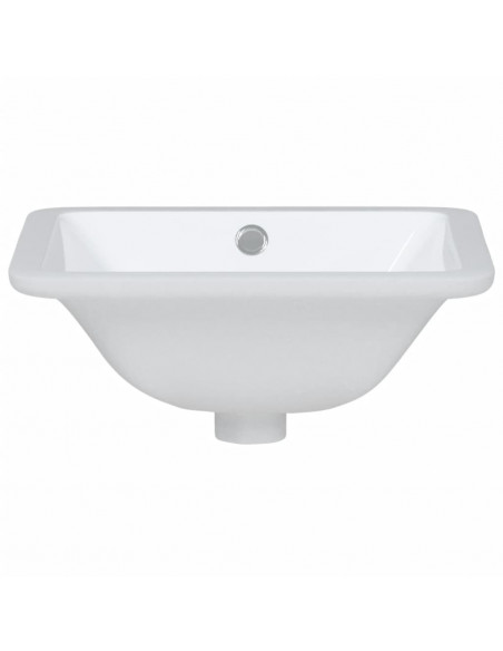 Lavandino da Bagno Bianco 36,5x32x15,5 cm Rettangolare Ceramica