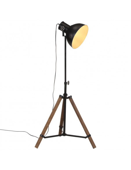 Lampada da Terra 25 W Nera 75x75x90-150 cm E27