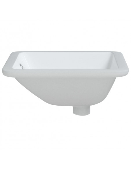 Lavandino da Bagno Bianco 36,5x32x15,5 cm Rettangolare Ceramica