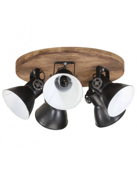 Lampada da Soffitto 25 W Nera 50x50x25 cm E27