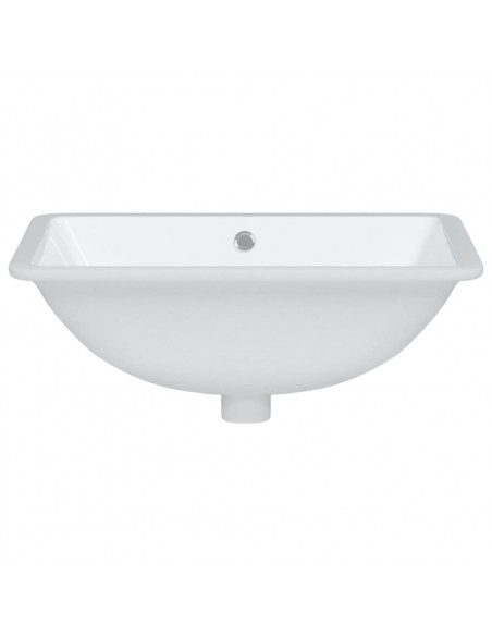 Lavandino da Bagno Bianco 52x38,5x19,5 cm Rettangolare Ceramica