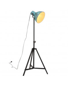 Lampada da Terra 25 W Blu Anticato 61x61x90/150 cm E27 2