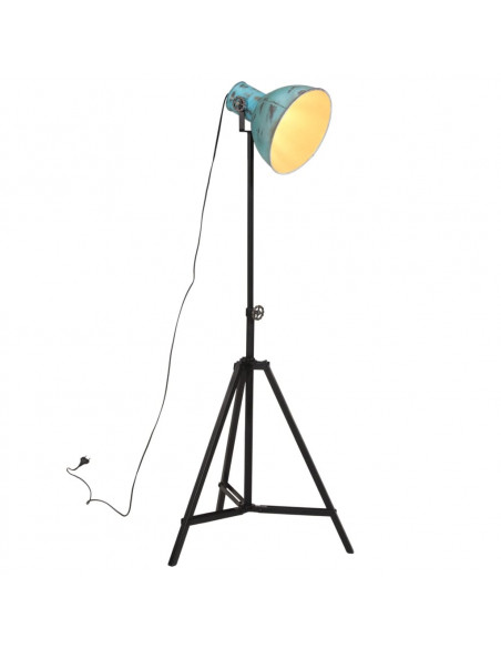 Lampada da Terra 25 W Blu Anticato 61x61x90/150 cm E27