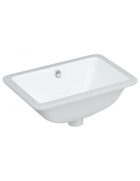 Lavandino da Bagno Bianco 41,5x26x18,5 cm Rettangolare Ceramica