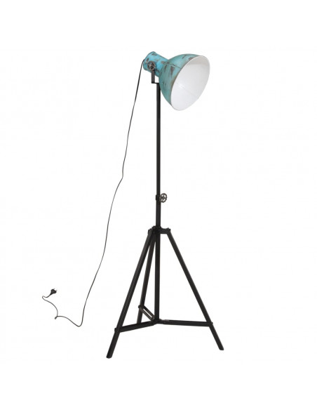 Lampada da Terra 25 W Blu Anticato 61x61x90/150 cm E27
