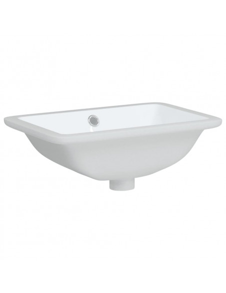 Lavandino da Bagno Bianco 41,5x26x18,5 cm Rettangolare Ceramica