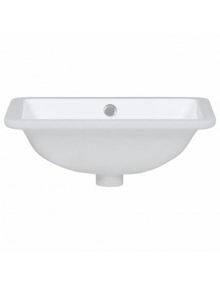 Lavandino da Bagno Bianco 41,5x26x18,5 cm Rettangolare Ceramica