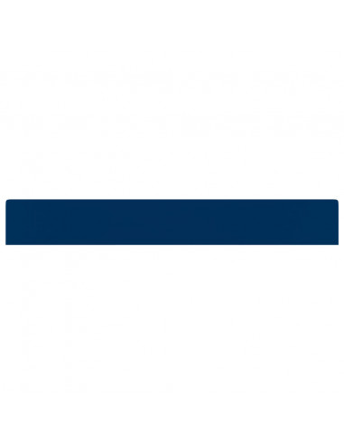 Lavandino con Foro Rubinetto Blu Scuro Opaco 60x46 cm in Ceramica