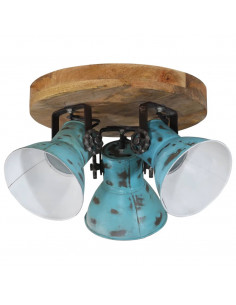 Lampada da Soffitto 25 W Blu Anticato 35x35x25 cm E27 2