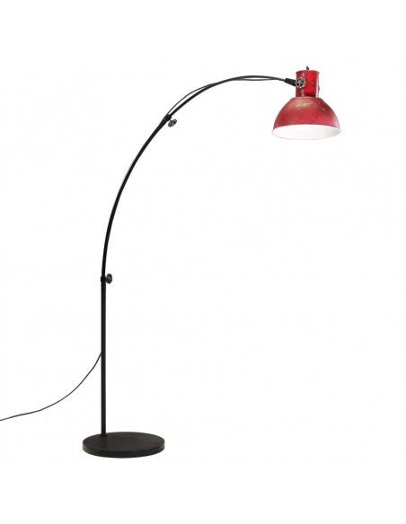 Lampada da Terra 25 W Rosso Anticato 150 cm E27