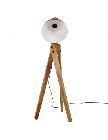 Lampada da Terra 25 W Rosso Anticato 45x45x120 cm E27