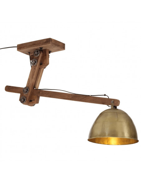 Lampada a Soffitto 25 W Ottone Anticato 105x30x65-108cm E27