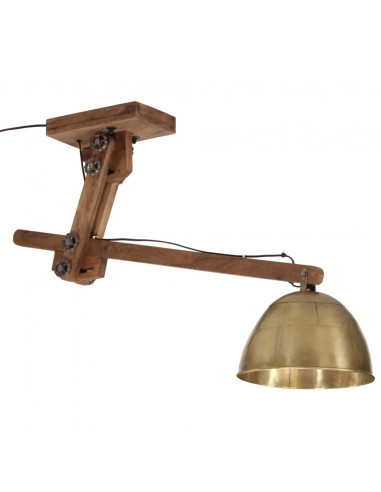 Lampada a Soffitto 25 W Ottone Anticato 105x30x65-108cm E27