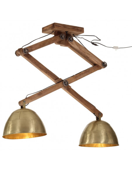 Lampada a Soffitto 25 W Ottone Anticato 29x18x85 cm E27