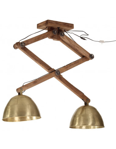 Lampada a Soffitto 25 W Ottone Anticato 29x18x85 cm E27