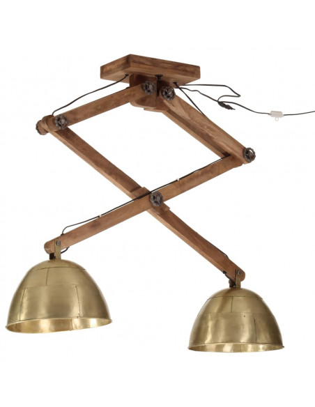 Lampada a Soffitto 25 W Ottone Anticato 29x18x85 cm E27