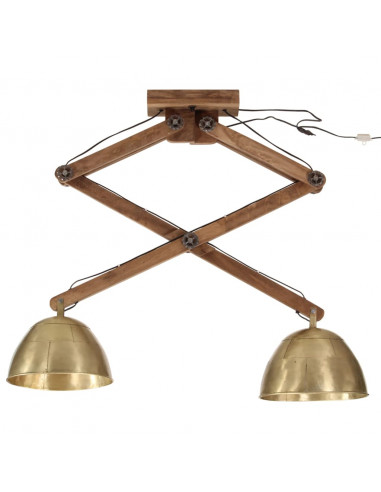 Lampada a Soffitto 25 W Ottone Anticato 29x18x85 cm E27