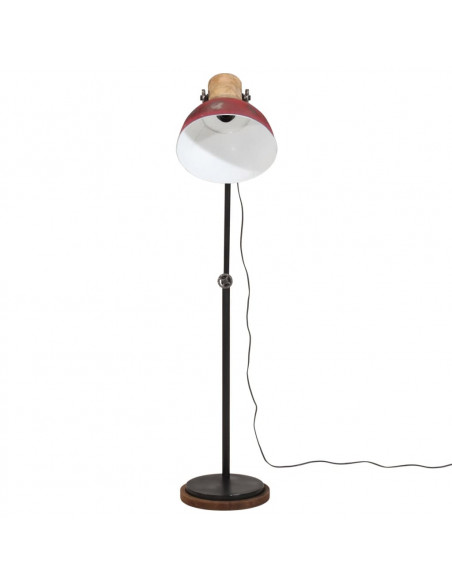 Lampada da Terra 25 W Rosso Anticato 30x30x100-150 cm E27