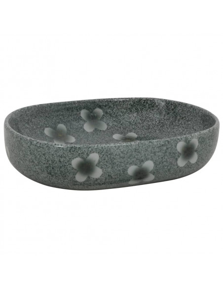 Lavabo da Appoggio Blu Ovale 59x40x14 cm Ceramica