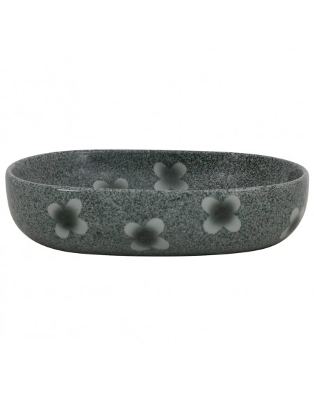 Lavabo da Appoggio Blu Ovale 59x40x14 cm Ceramica