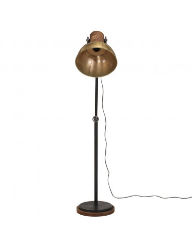 Lampada da Terra 25 W Ottone Anticato 30x30x100-150 cm E27