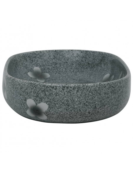 Lavabo da Appoggio Blu Ovale 59x40x14 cm Ceramica