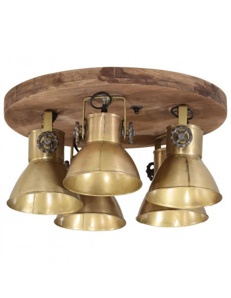 Lampada a Soffitto 25 W Ottone Anticato 50x50x25 cm E27