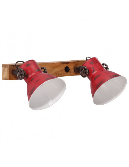 Lampada a Parete 25 W Rosso Anticato 45x25 cm E27