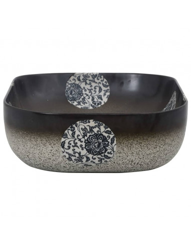 Lavabo Appoggio Multicolore Rettangolare 48x37,5x13,5 Ceramica