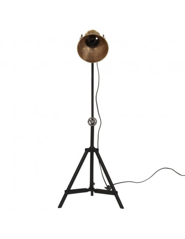 Lampada da Terra 25 W Ottone Anticato 35x35x65/95 cm E27