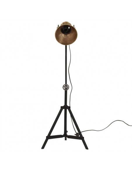 Lampada da Terra 25 W Ottone Anticato 35x35x65/95 cm E27