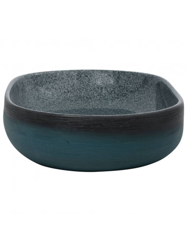 Lavabo da Appoggio Turchese Ovale 59x40x14 cm Ceramica