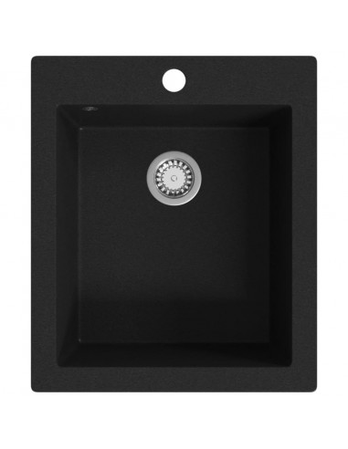 Lavandino Cucina Granito Nero solo Lavello ad Incasso
