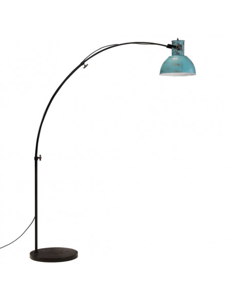Lampada da Terra 25 W Blu Anticato 150 cm E27