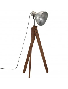 Lampada da Terra 25 W Argento Vintage 45x45x120 cm E27 2