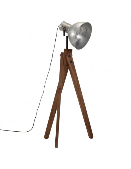 Lampada da Terra 25 W Argento Vintage 45x45x120 cm E27