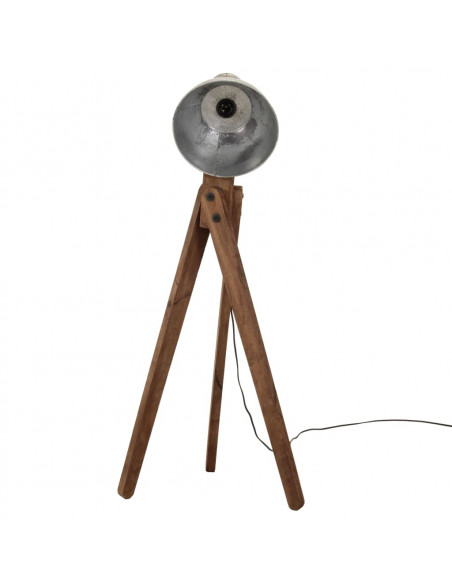 Lampada da Terra 25 W Argento Vintage 45x45x120 cm E27