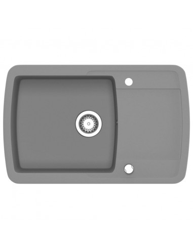 Lavello da Cucina in Granito Vasca Singola Grigio