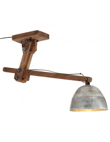 Lampada da Soffitto 25 W Argento Vintage 105x30x65-108cm E27