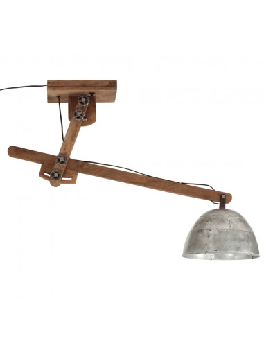 Lampada da Soffitto 25 W Argento Vintage 105x30x65-108cm E27