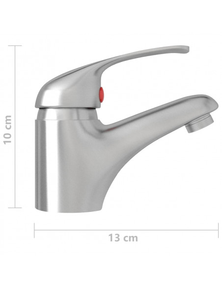 Rubinetto Miscelatore Argento 13x10 cm