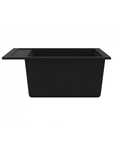 Lavello da Cucina in Granito Vasca Singola Nero