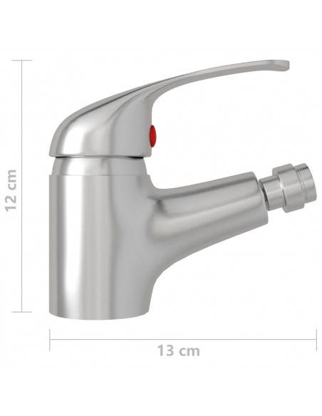 Rubinetto Miscelatore per Bidè Argento 13x12 cm